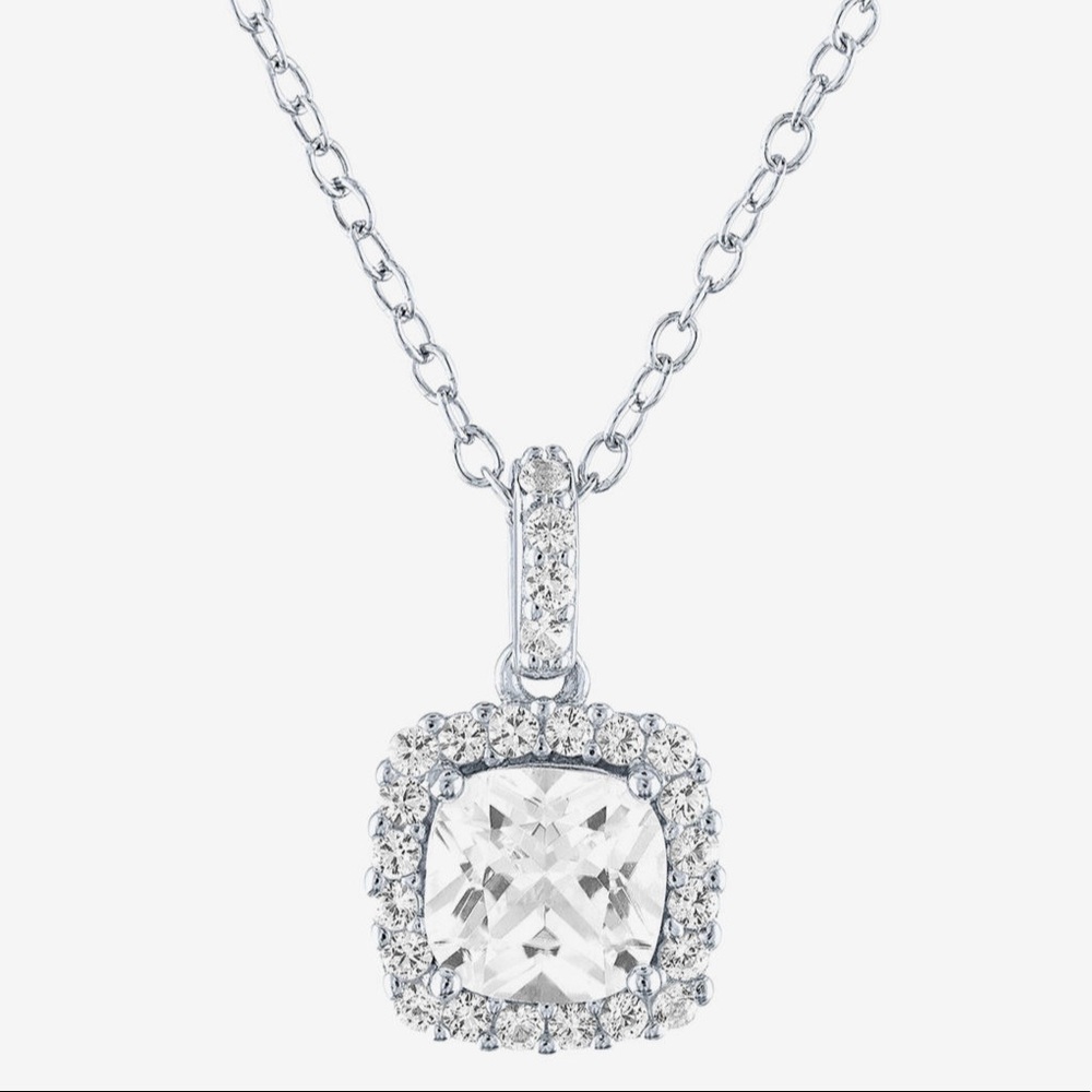 NWT Jewelry. Lovely .925 Sterling Silver and White Sapphire Diamond replicants.